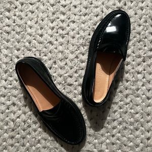 JCrew Black Loafers